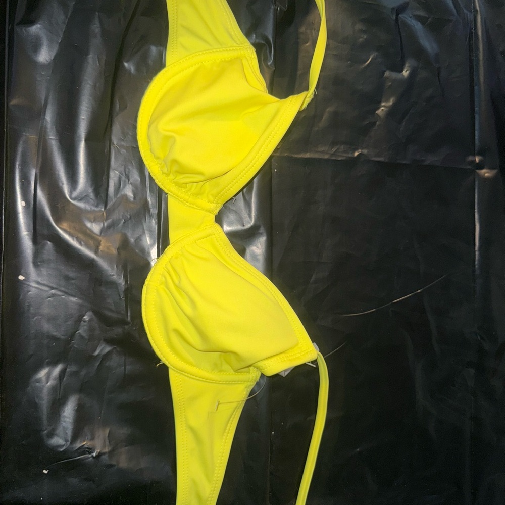 Yellow Swimsuit Top
